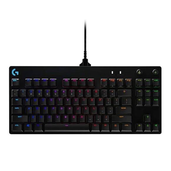 Logitech G PRO Mechanical Gaming Keyboard Portable Tenkeyless RGB Backlit Keys - Picture 1 of 8